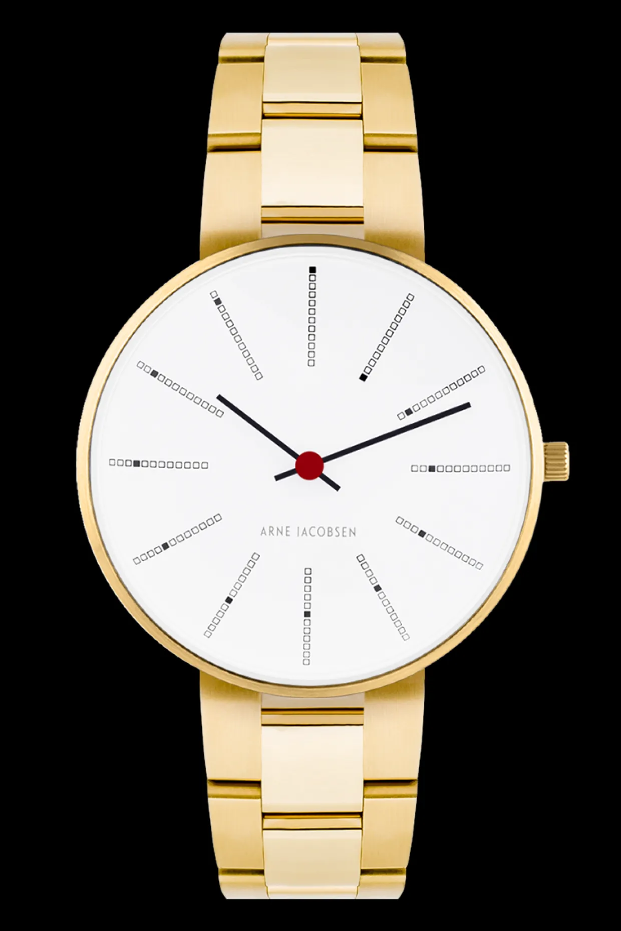 ARNE JACOBSEN BANKERS DOUBLE LÆNKE OG HVID SKIVE - 53107-1629