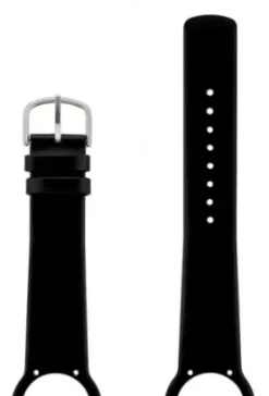 ARNE JACOBSEN REM LÆDER SORT 16 MM GAMMEL MODEL - 161