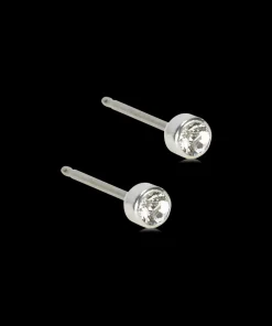 BLOMDAHL ØRERINGE TITANIUM BEZEL - 15-1402-01