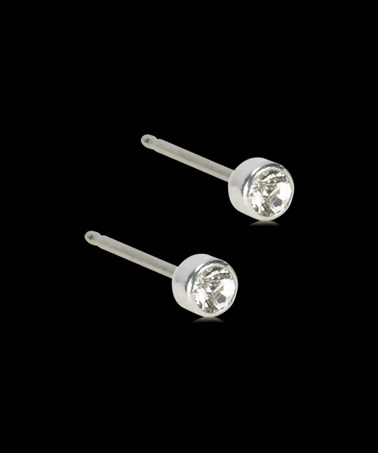 BLOMDAHL ØRERINGE TITANIUM BEZEL - 15-1402-01