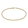 BND HVEDE ARMBÅND 14 KARAT GULD 1,70 MM BRED 17 CM - H1417017C