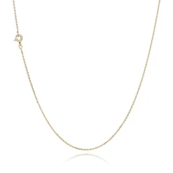 BNH ANKER FACET HALSKÆDE 8 KARAT GULD 1,3 MM BREDDE 60 CM - A804060F