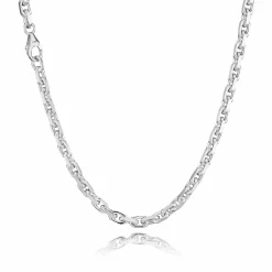 BNH ANKER FACET HALSKÆDE SØLV 4,0 MM BRED 60 CM - SA15060C