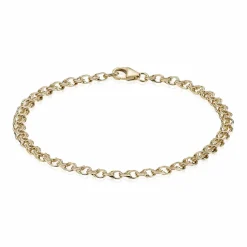 BNH BISMARK ARMBÅND 14 KARAT GULD 3,5 MM BRED 18,5 CM - B1435018C