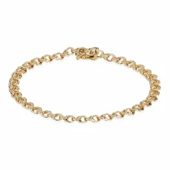 BNH BISMARK ARMBÅND 8 KARAT GULD 4,5 MM BRED 18 CM - B845018K