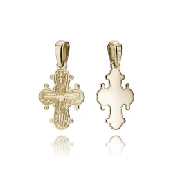 BNH DAGMAKORS FORGYLDT SØLV 15 MM MED BLANK BAGSIDE - SDKF15B