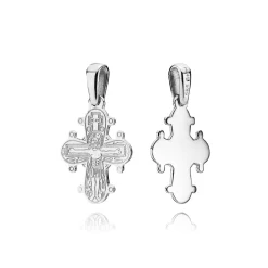 BNH DAGMARKORS SØLV 15 MM MED BLANK BAGSIDE - SDK15B