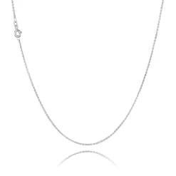 BNH HALSKÆDE ANKER FACET I SØLV 60 CM - SA04060F