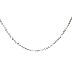 BNH HALSKÆDE RUND ANKER SØLV 50 CM - SAR05050F