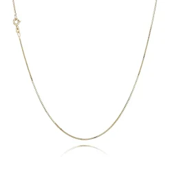 BNH HALSKÆDE VENEZIA I 8 KARAT GULD 45 CM - V813045F