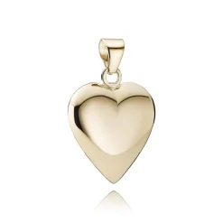 BNH HJERTE VEDHÆNG 8 KARAT GULD 19X19 MM - H81919