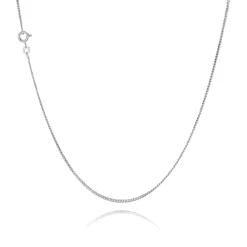 BNH PANSER HALSKÆDE SØLV 0,45 TRÅD 60 CM - SP04560F