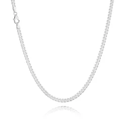 BNH PANSER HALSKÆDE SØLV 1,25 TRÅD 60 CM - SP12560C