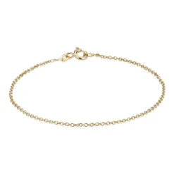 BNH RUND ANKER ARMBÅND 14 KARAT GULD 1,5 MM BRED 18,5 CM - AR1404018F