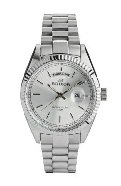 BRIXON HERREUR MED STÅL LÆNKE OG HVID SKIVE