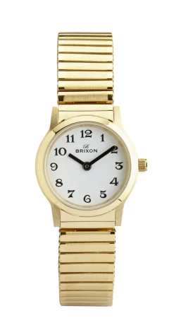 BRIXON UR DAME STÅL GULD FARVET MED FLEX LÆNKE - 19310DL/4