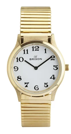 BRIXON UR HERRE GULD DOUBLE MED FLEX LÆNKE - C1931SGX-P