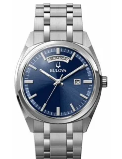 BULOVA SURVEYOR DRESS UR HERRE STÅL 39 MM - 96C125