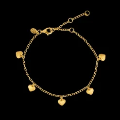 BYBIEHL ARMBÅND JUST LOVE SØLV FORGYLDT - 2-4503-GP