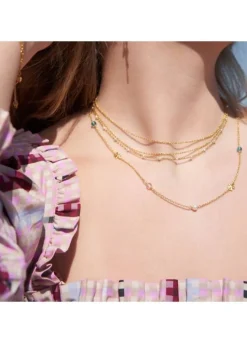 BYBIEHL CLASSIC HALSKÆDE 45 CM SØLV FORGYLDT - 3-1501-GP-45