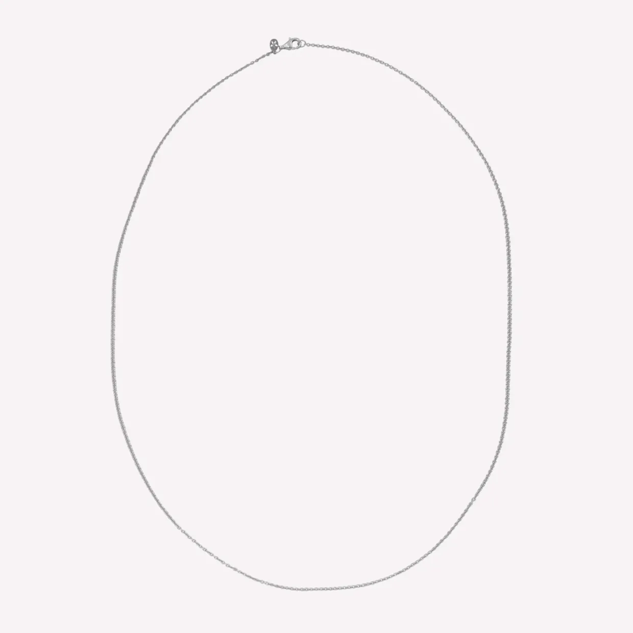 BYBIEHL CLASSIC HALSKÆDE 60 CM RHODINERET SØLV - 3-1501-R-60