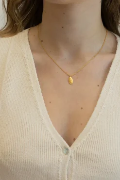 BYBIEHL DUNES HALSKÆDE I FORGYLDT SØLV - 3-4905-GP