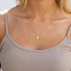 BYBIEHL DUNES HALSKÆDE I FORGYLDT SØLV - 3-4905-GP