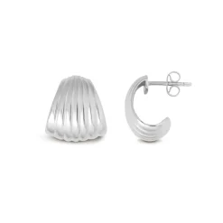 BYBIEHL ELEANOR ØRERINGE SØLV MEDIUM - 4-1924-R