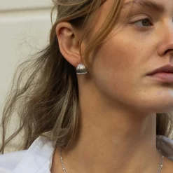 BYBIEHL ELEANOR ØRERINGE SØLV MEDIUM - 4-1924-R