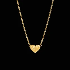 BYBIEHL JUST LOVE HALSKÆDE SØLV FORGYLDT - 3-4501A-GP