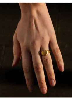 BYBIEHL JUST LOVE RING FORGYLDT SØLV - 5-4504-GP