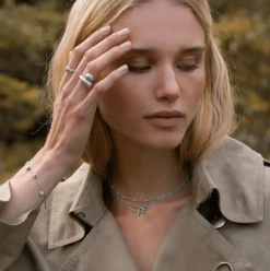 BYBIEHL OCEAN FLOW DUO RING SØLV - 5-4206-R