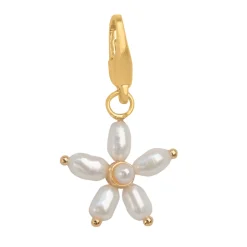 BYBIEHL PEARL SIGNATURE CHARM FORGYLDT METAL - 7-5201WP-GP-B