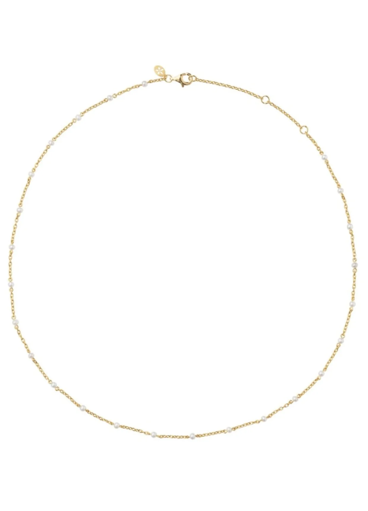 BYBIEHL SCARLETT HALSKÆDE SØLV FORGYLDT - 3-3401WP-GP