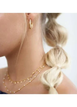 BYBIEHL SCARLETT HALSKÆDE SØLV FORGYLDT - 3-3401WP-GP