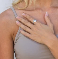 BYBIEHL SEA DREAM RING SØLV PERLE - 5-5301WP-R