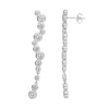 BYBIEHL STARDUST ØRERINGE SØLV MED ZIRKONIA LANG - 4-4603A-R