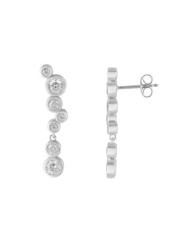 BYBIEHL STARDUST ØRERINGE SØLV MED ZIRKONIA MEDIUM - 4-4604a-R