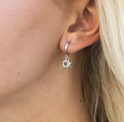 BYBIEHL SUN WILD HOOPS SØLV ØRERINGE - 4-4801-R