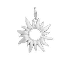 BYBIEHL SUN WILD LARGE VEDHÆNG SØLV - 7-4801-R