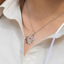 BYBIEHL SUN WILD LARGE VEDHÆNG SØLV - 7-4801-R