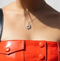 BYBIEHL SUN WILD LARGE VEDHÆNG SØLV - 7-4801-R