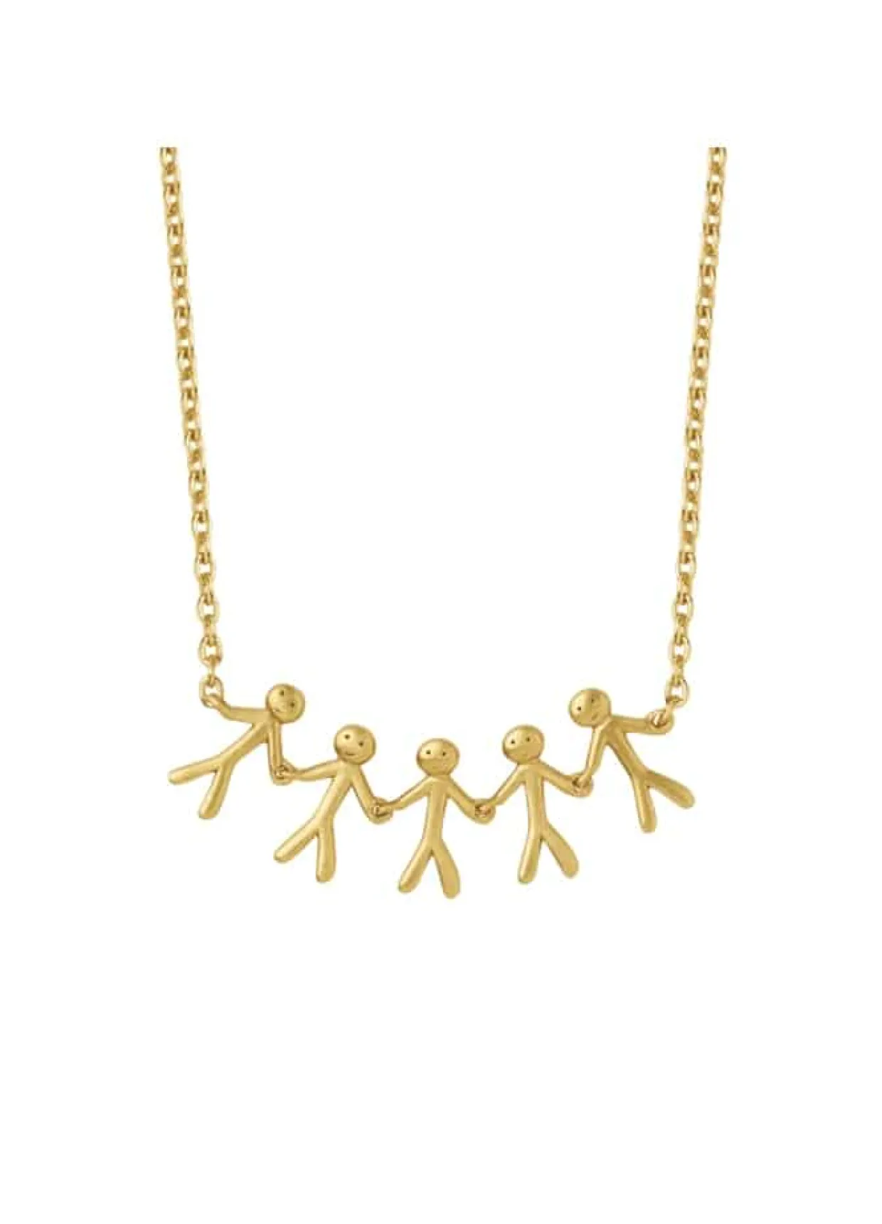 BYBIEHL TOGETHER FAMILY 5 HALSKÆDE FORGYLDT SØLV - 3-2005-GP