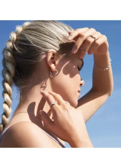 BYBIEHL WAVE RING SØLV MED ZIRKONIA - 5-3701A-R