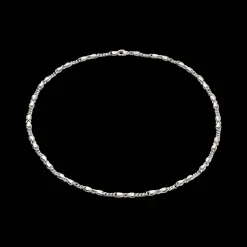 CAMILLE BRINCH CHOKER CB LILLE SØLV HALSKÆDE PÅ 45 CM - LCBC-45