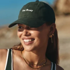 CAMILLE BRINCH CURVY ESSENTIA EARLINES ØREHÆNGER FORGYLDT SØLV - CEE-FG