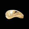 CAMILLE BRINCH CURVY ESSENTIA RING FORGYLDT SØLV - CER-FG