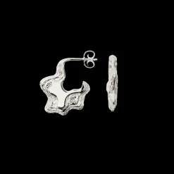 CAMILLE BRINCH CURVY LAYERS ØRERINGE SØLV - CLAHO