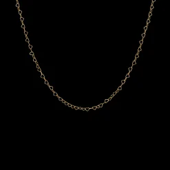 CAMILLE BRINCH ESSENTIA HJERTE HALSKÆDE FORGYLDT SØLV - EHN-FG-45