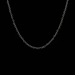 CAMILLE BRINCH ESSENTIA HJERTE HALSKÆDE I SØLV 45 CM - EHN-45